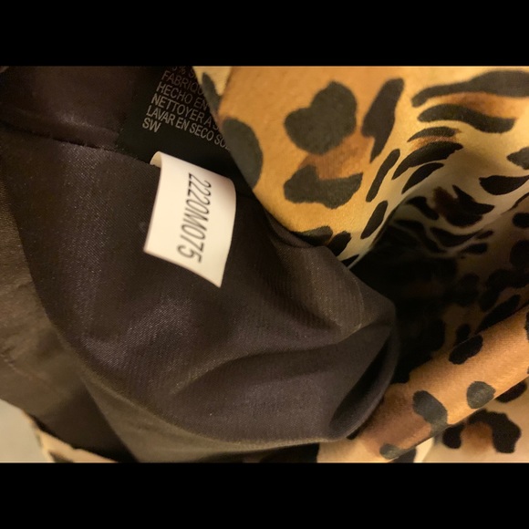 NWT Tahari ASL Cheetah Print Dress SIZE 6 - Picture 3 of 6